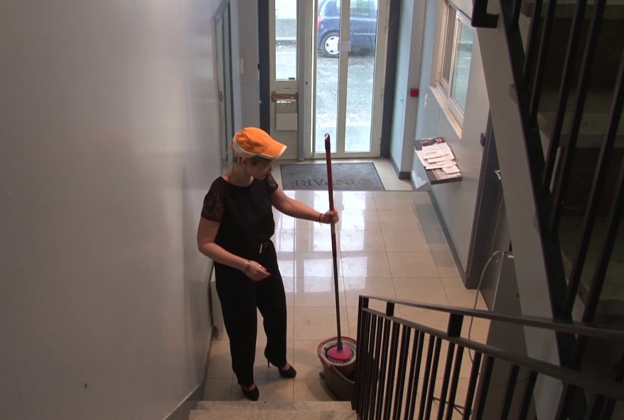 Melany, concierge de 37 ans