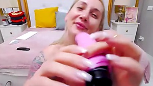 Adorable Blondie with Her Amazingly Huge Natural Boobs